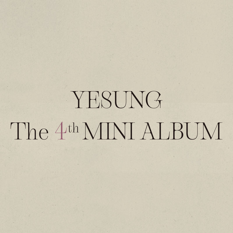 YESUNG | 예성 | 4th Mini Album [Beautiful Night] (Photobook Ver.)
