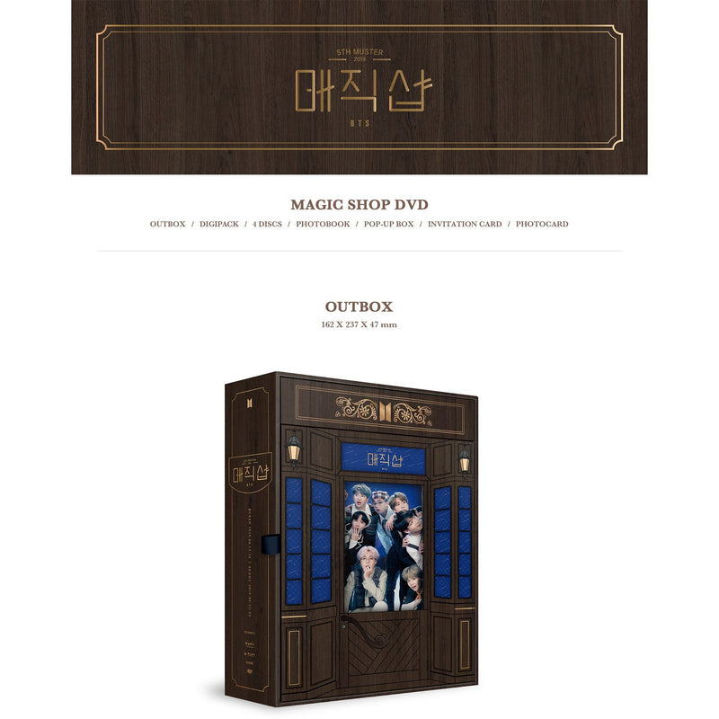 BTS | 방탄소년단 | 5th Muster : Magic Shop [DVD] (4586841014350)