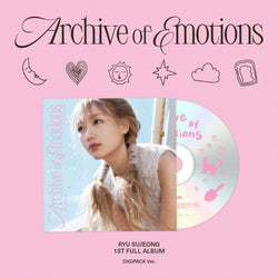 Ryu Su Jeong | 류수정 | 1st Album [ Archive of emotions ] Digipack Ver