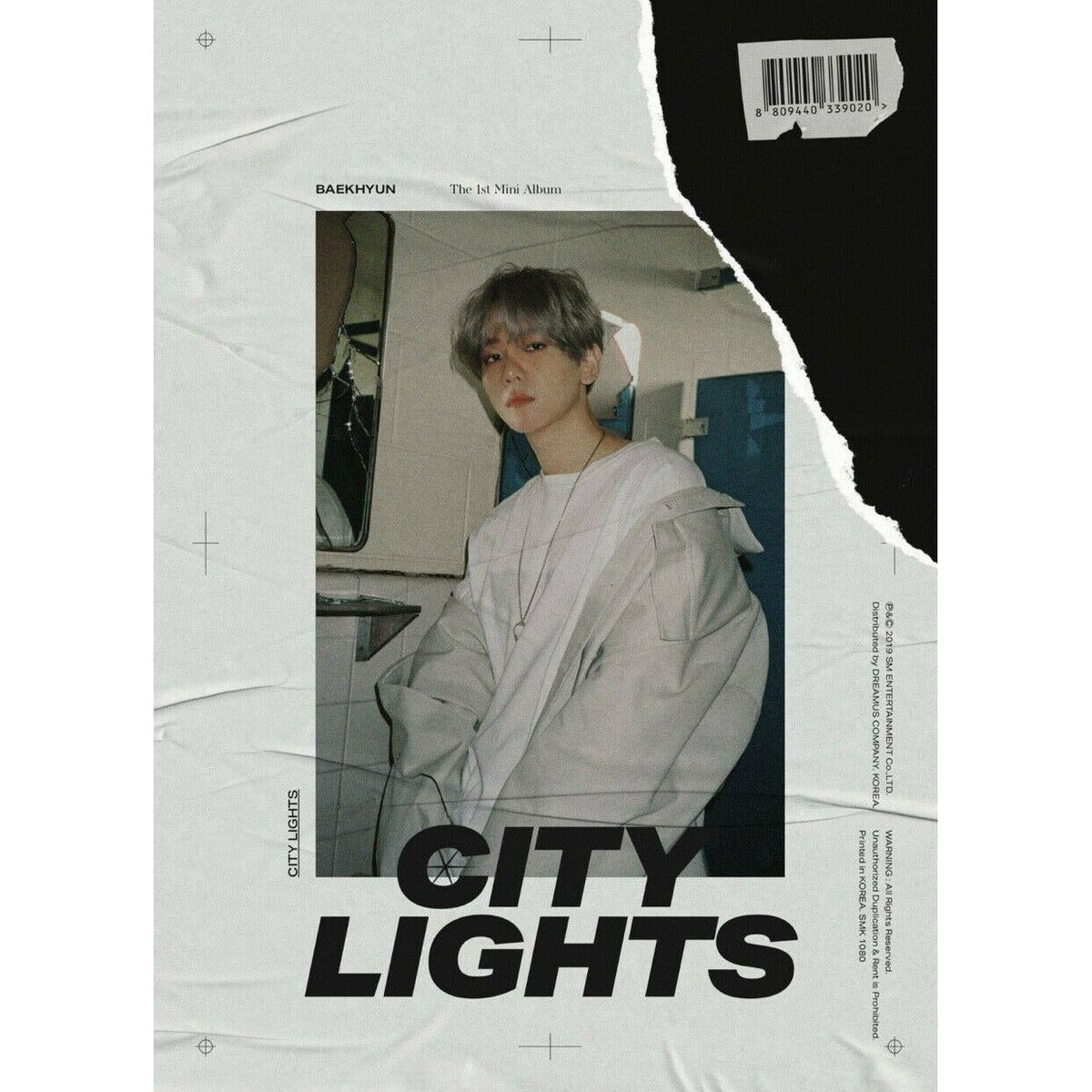 BAEKHYUN | 백현 | 1st Mini Album : CITY LIGHTS - KPOP MUSIC TOWN (4331210211406)