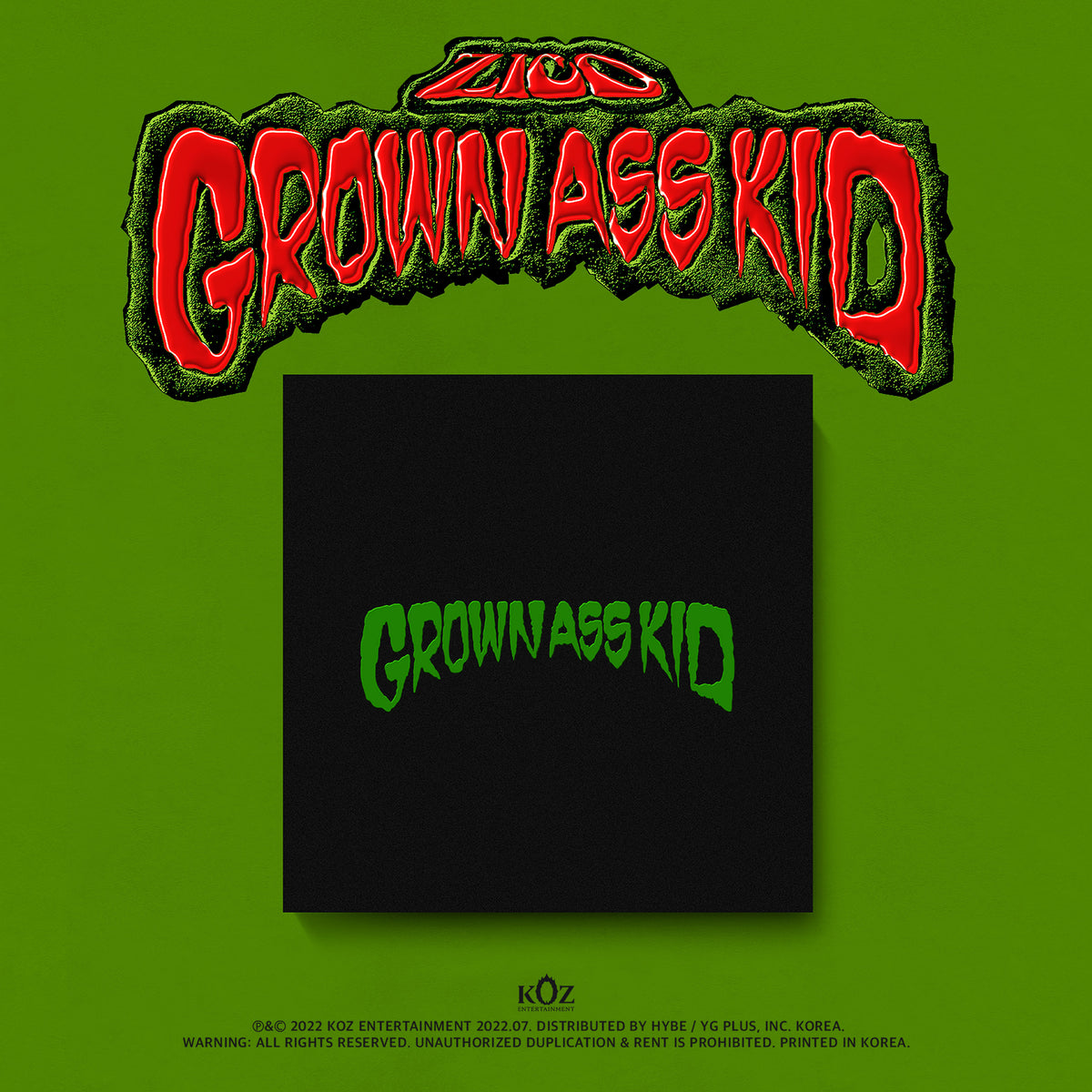 ZICO | 지코 | 4th Mini Album [ GROWN ASS KID ]
