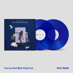 BAEK YERIN | 백예린 | Concert Live [ TURN ON THAT BLUE VINYL ] LP