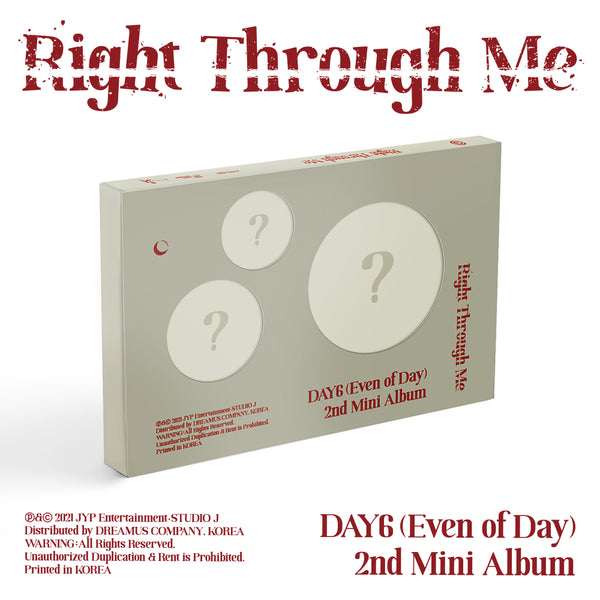 DAY6 (Even of Day) | 데이식스 | 2nd Mini Album [RIGHT THROUGH ME]