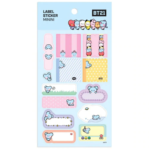 BT21 | BT21 MININI LABEL STICKER