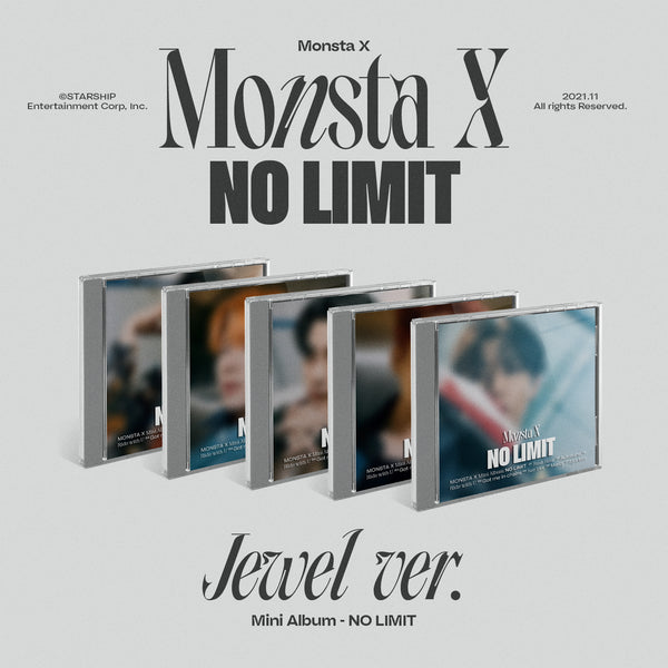 MONSTA X | 몬스타엑스 | 10th Mini Album [ NO LIMIT ] (JEWEL CASE VER)