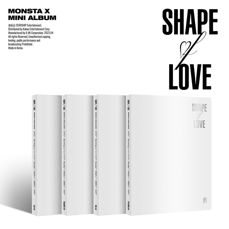 MONSTA X | 몬스타엑스 | 11th Mini Album [ SHAPE OF LOVE ]