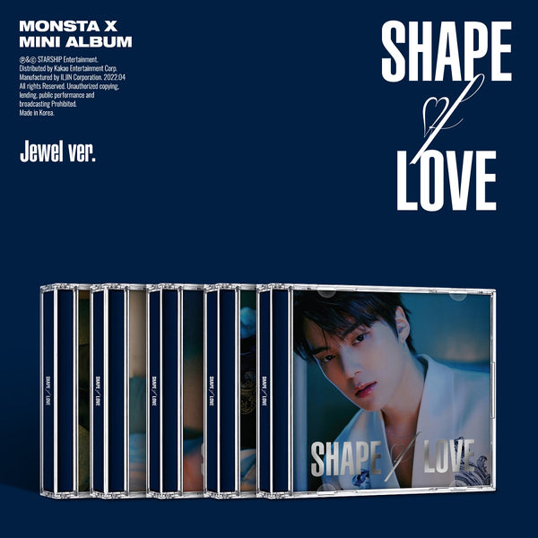 MONSTA X | 몬스타엑스 | 11th Mini Album [ SHAPE OF LOVE ] (Jewelcase Ver.)