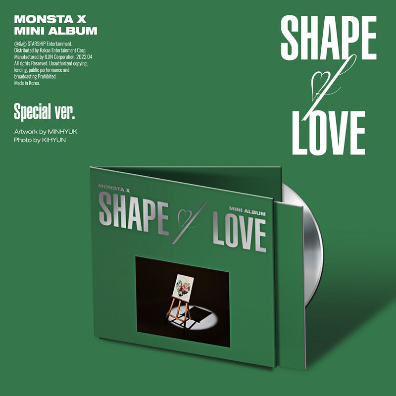 MONSTA X | 몬스타엑스 | 11th Mini Album [ SHAPE OF LOVE ] (Special Ver.)