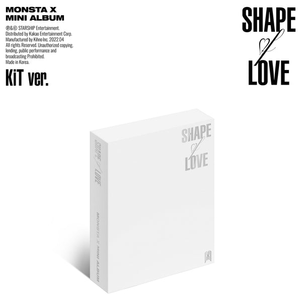 MONSTA X | 몬스타엑스 | 11th Mini Album [ SHAPE OF LOVE ] (Kihno Kit Ver)