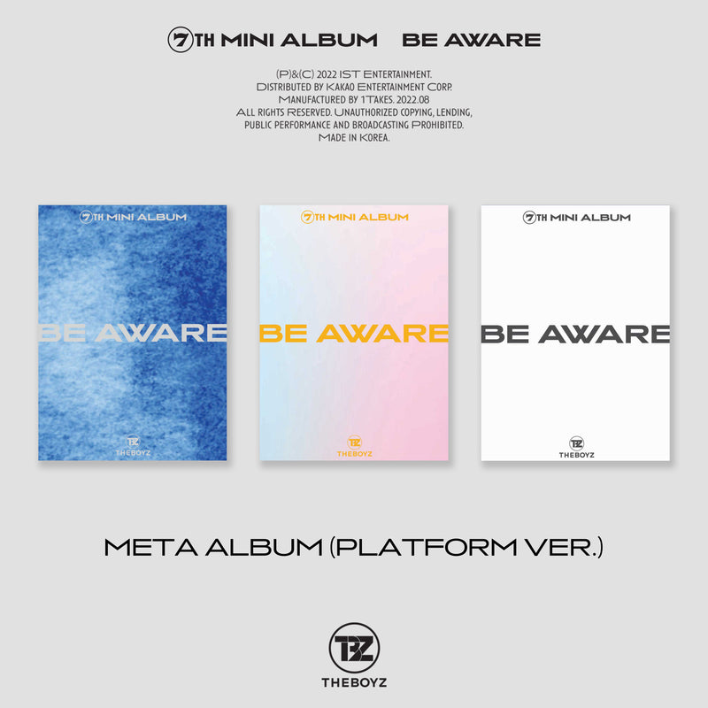 THE BOYZ | 더보이즈 | 7th Mini Album [ BE AWARE ] (Platform Ver.)