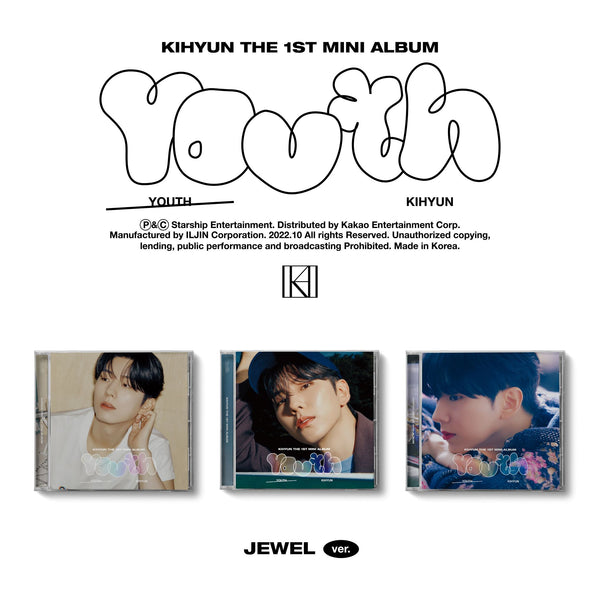 KIHYUN | 기현 | 1st Mini Album [ YOUTH ] Jewelcase Ver.