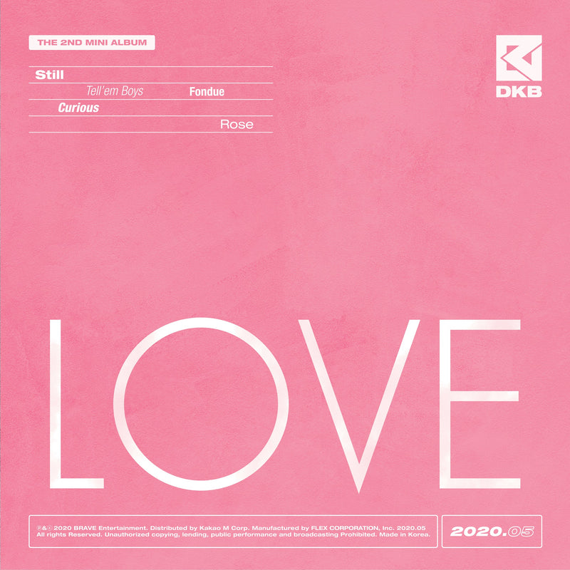 DKB | 다크비 | 2nd Mini Album : LOVE