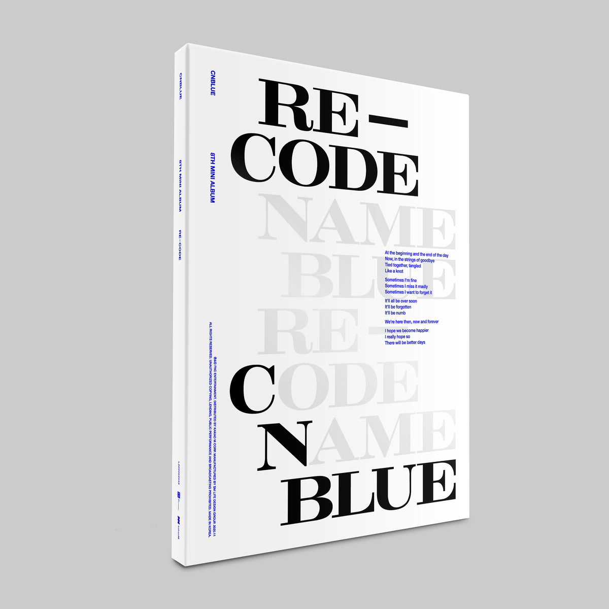 CNBLUE | 씨엔블루 | 8th Mini Album [RE-CODE] [SPECIAL VER]