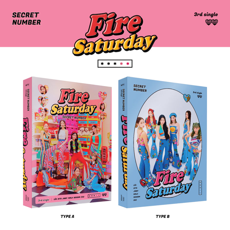 SECRET NUMBER | 시크릿넘버 | 3rd Single [FIRE SATURDAY] (Regular Ver.)