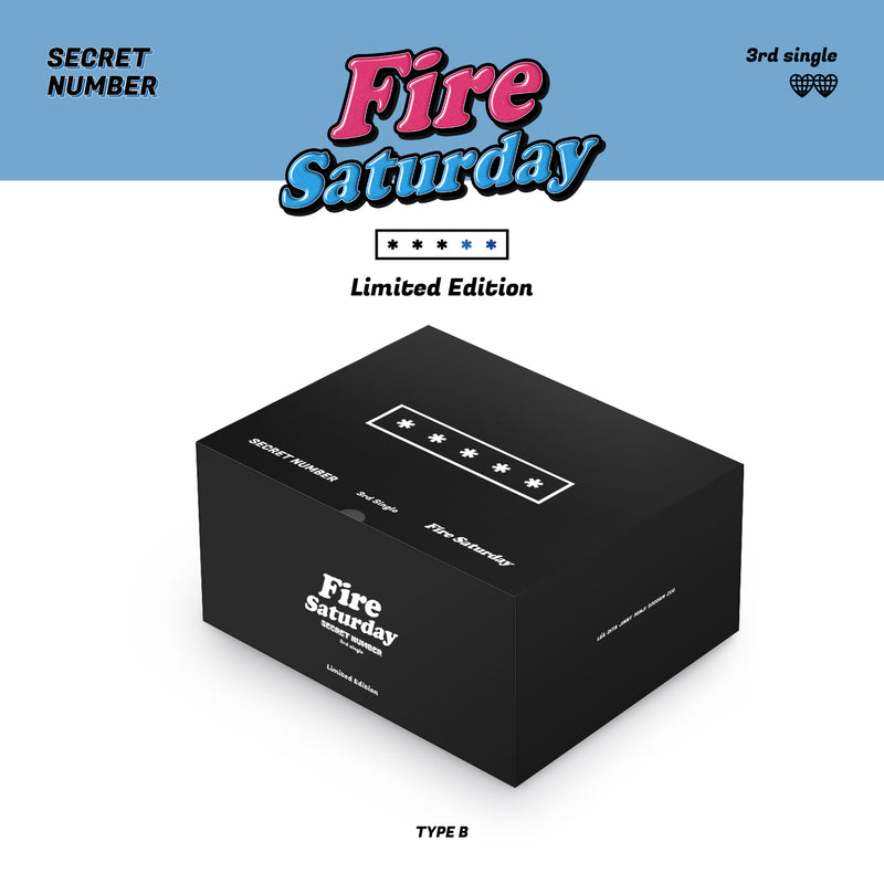 SECRET NUMBER | 시크릿넘버 | 3rd Single [FIRE SATURDAY] (Limited Ver.)