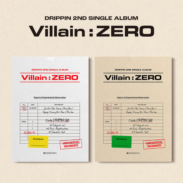 DRIPPIN | 드리핀 | 2nd Single Album [ VILLAIN : ZERO ]