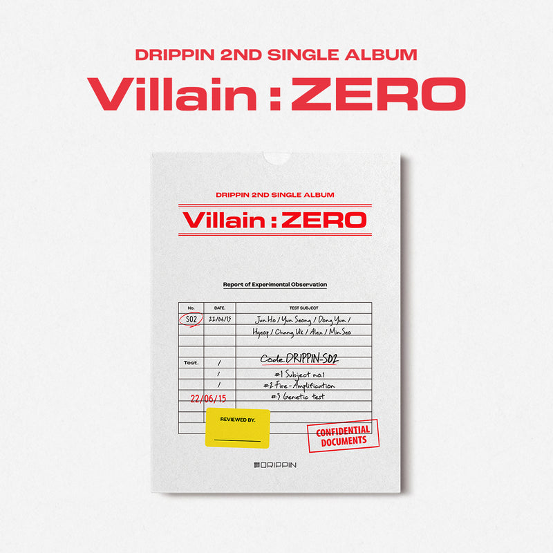 DRIPPIN | 드리핀 | 2nd Single Album [ VILLAIN : ZERO ]