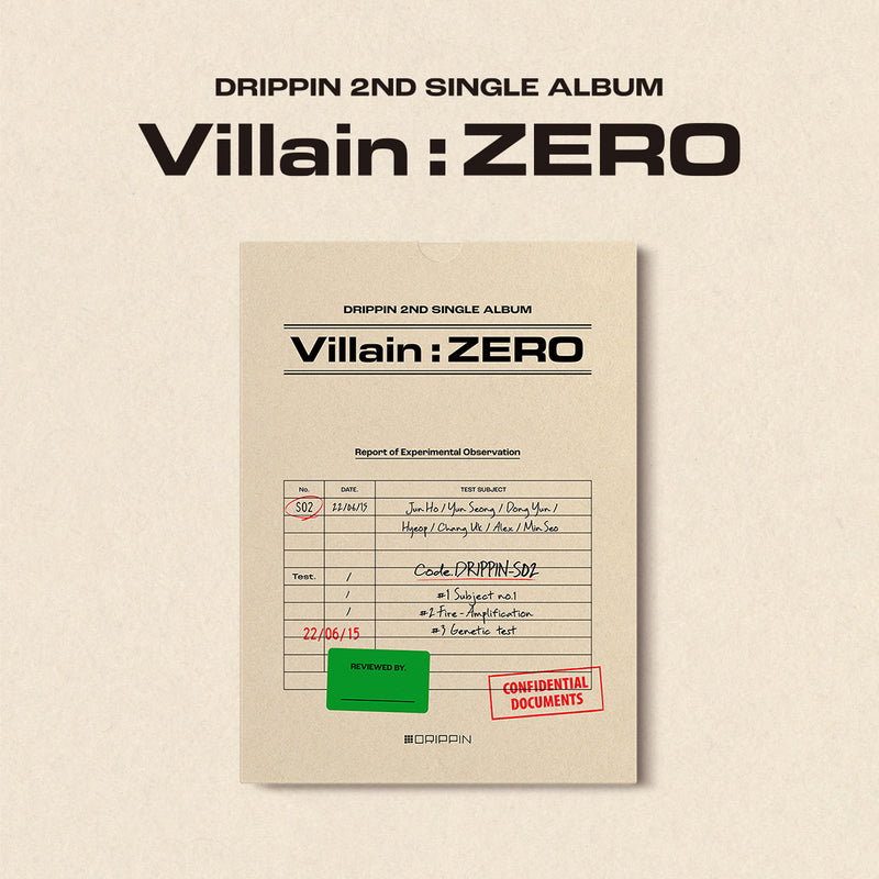 DRIPPIN | 드리핀 | 2nd Single Album [ VILLAIN : ZERO ]