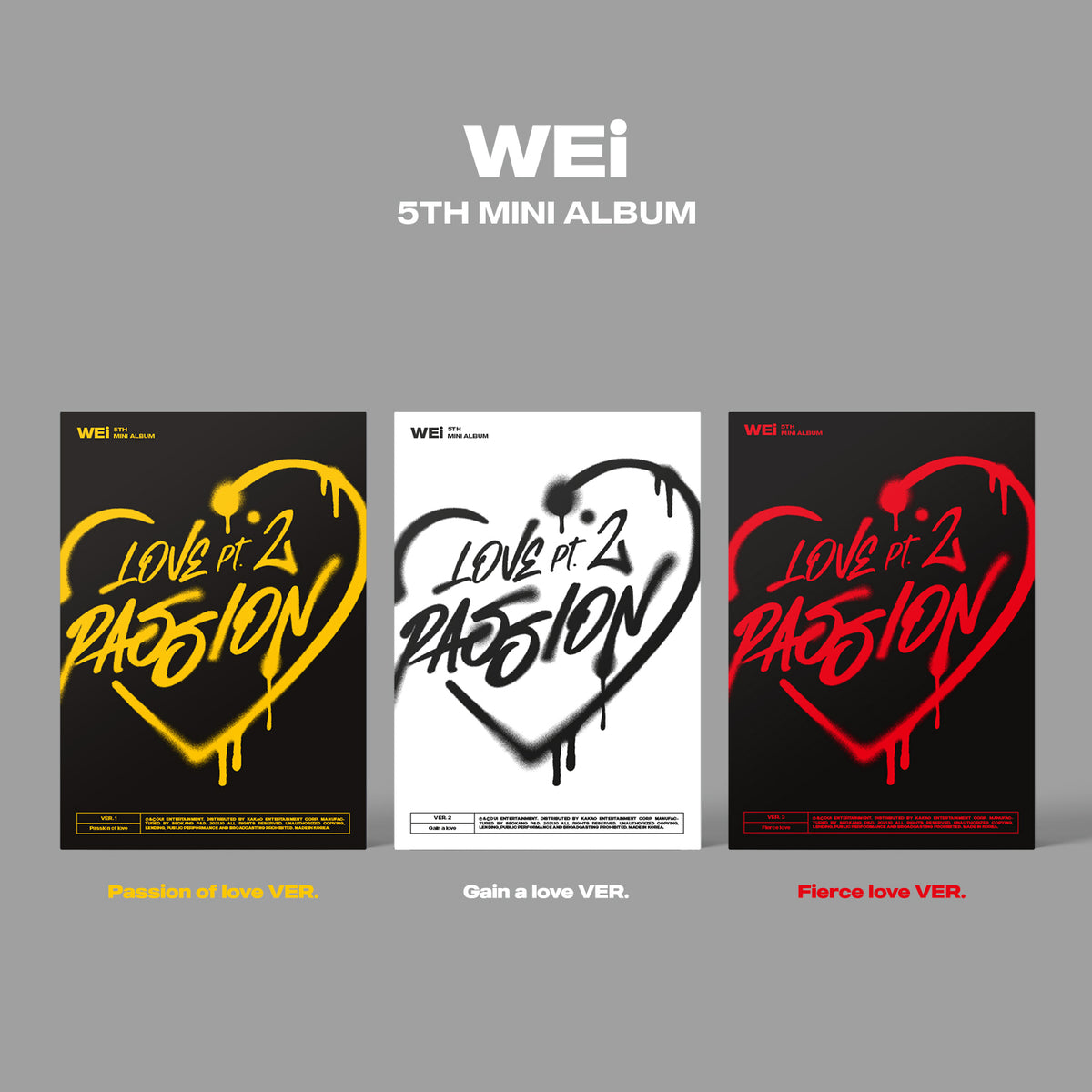 WEi | 위아이 | 5th Mini Album [ LOVE PT.2 : PASSION ]