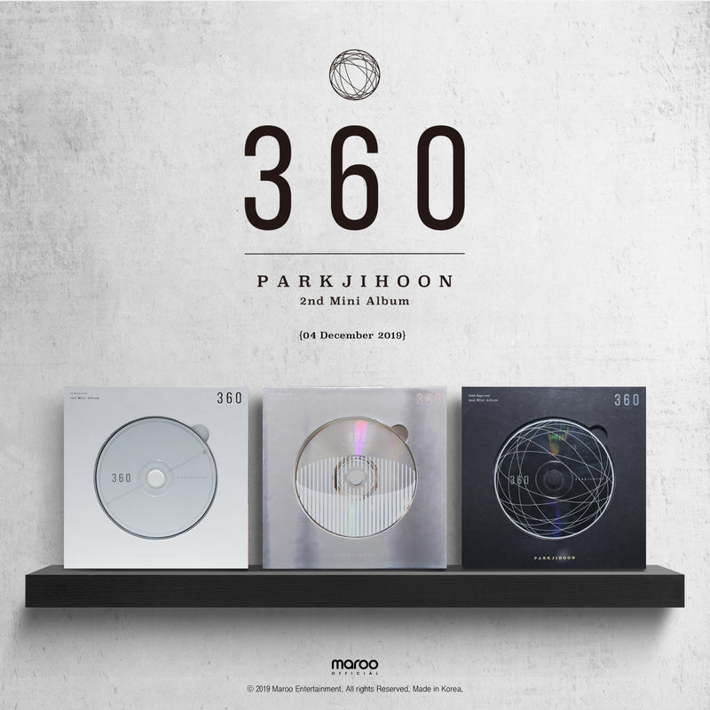 PARK JI HOON | 박지훈 | 2nd Mini Album : 360 - KPOP MUSIC TOWN (4390867468366)