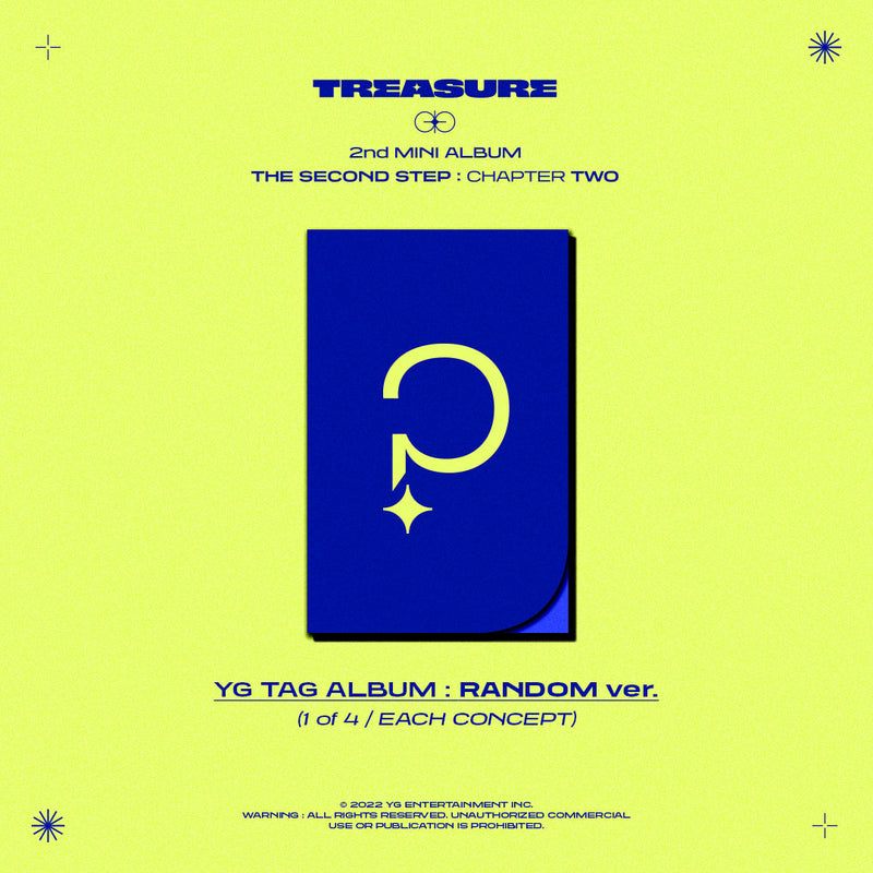 TREASURE | 트레저 | 2nd Mini Album [ THE SECOND STEP: CHAPTER TWO ] YG TAG ALBUM (Random Ver.)
