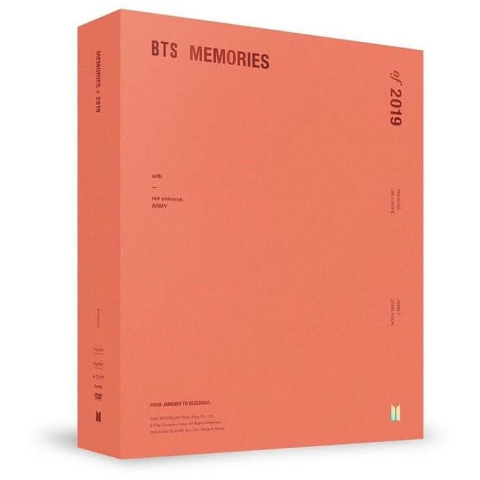BTS | 방탄소년단 | MEMORIES OF 2019 [DVD]