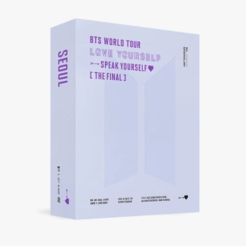 BTS | 방탄소년단 | BTS WORLD TOUR 'LOVE YOURSELF: SPEAK YOURSELF' [ THE FINAL ] DVD