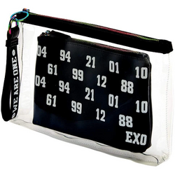 EXO | 엑소 | WE ARE ONE CLUTCH WITH MAKE UP BAG & KEYCAHIN