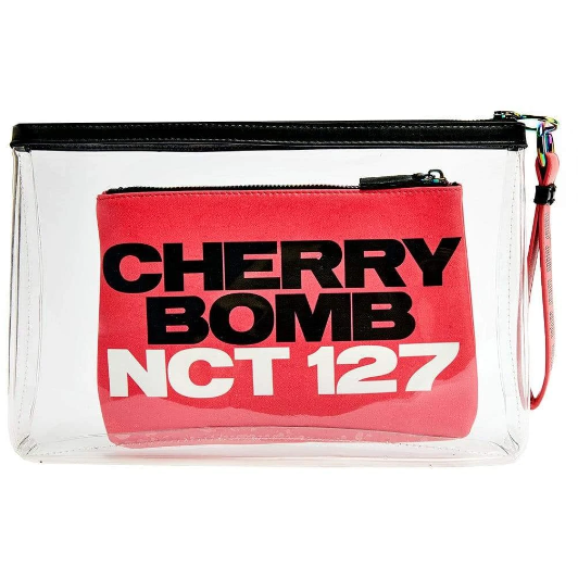 NCT 127 | 엔시티 127 | CHERRY BOMB CLUTCH WITH MAKE UP BAG & KEYCHAIN